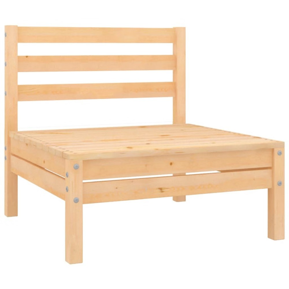 Patio 2-Seater Sofa Solid Pinewood