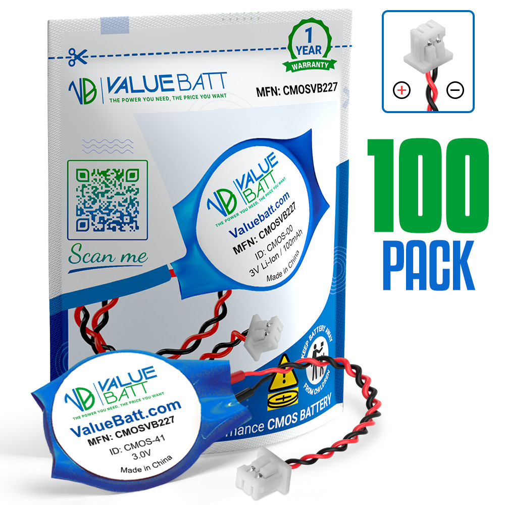 RTC CMOS Battery Dell Latitude E6430 E6530 E6520 E6540 E6440 E6420 E7270 100Pack