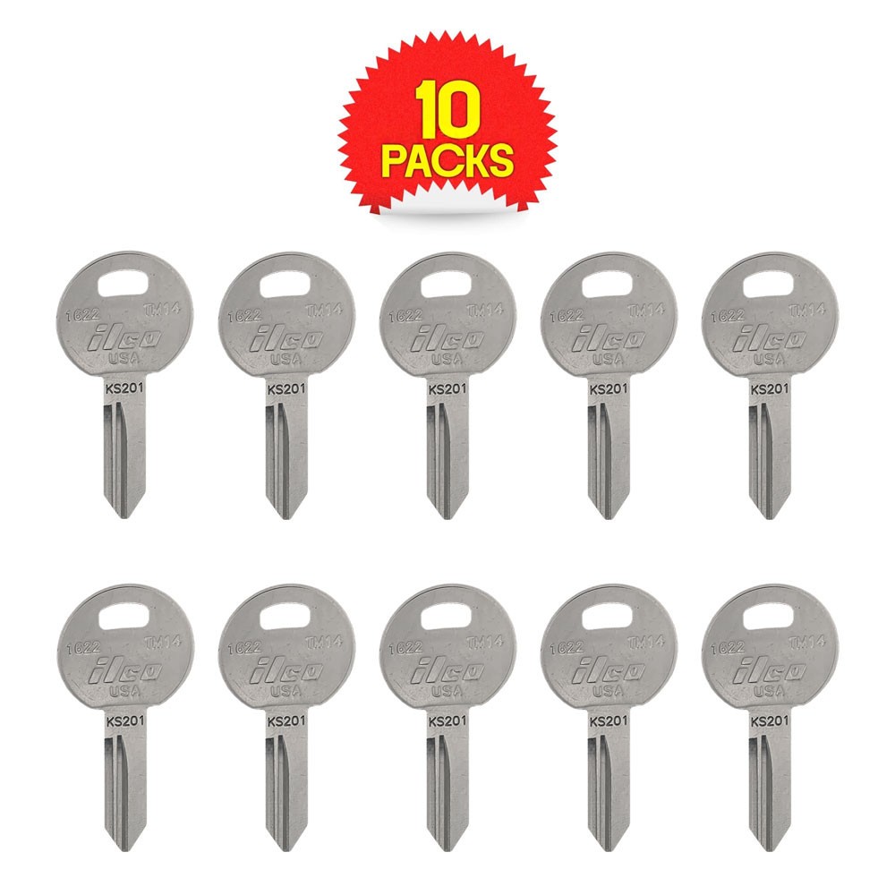 TM14 / 1622 Key Blank Nickel