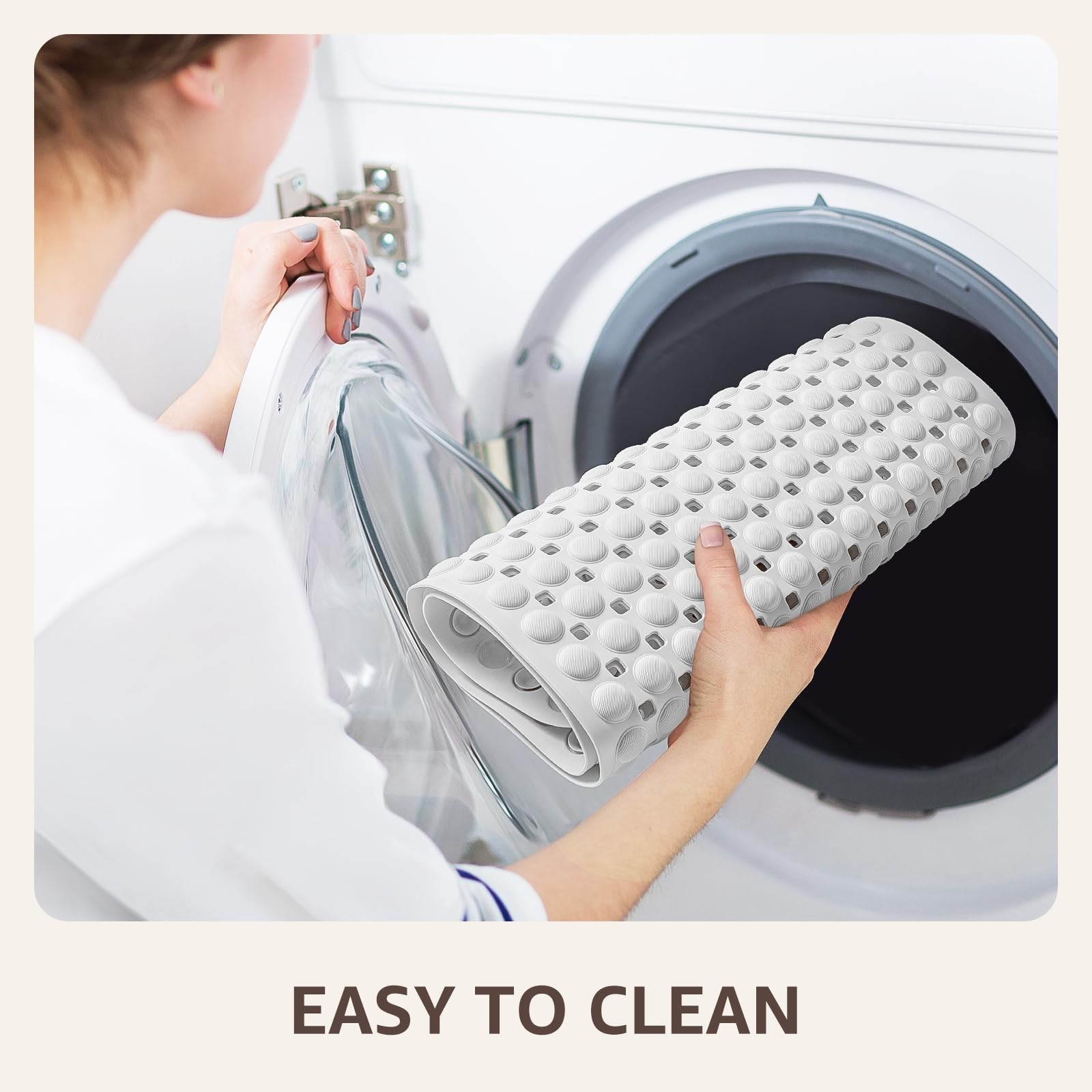 Bath Tub Shower Mat Non Slip, Bathtub Floor Liner Mats for Inside Shower Bath...