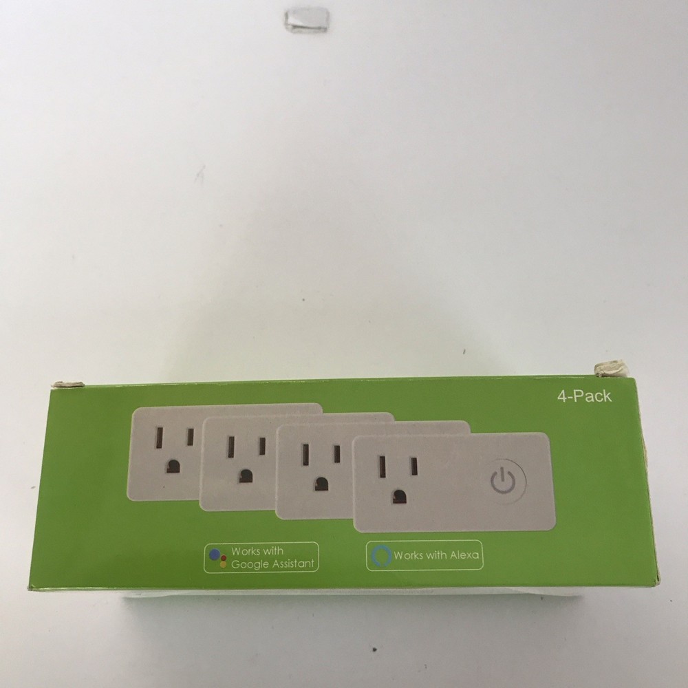 BN-LINK WiFi Smart Plug 4-Pack Alexa Google Assistant Timer Remote Control
