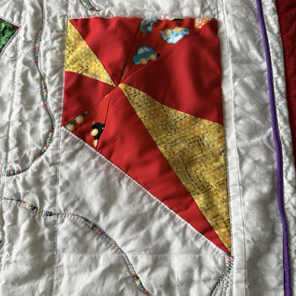 Vintage Patchwork Quilt – Kites / Whimsical Design