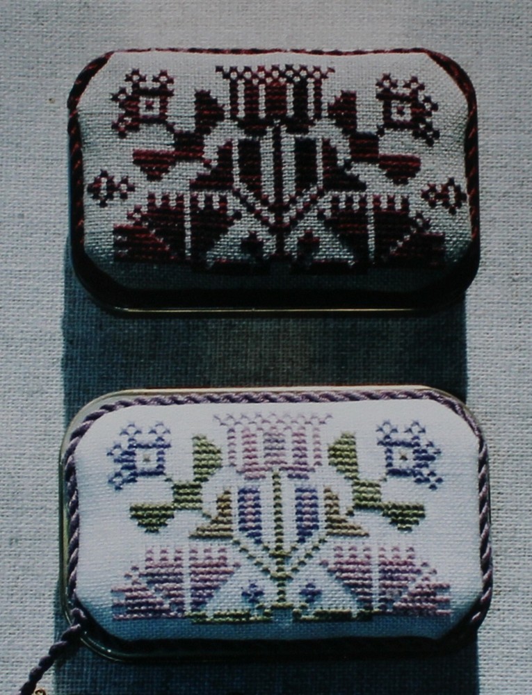 Quaker Flowers - Samplers and Such