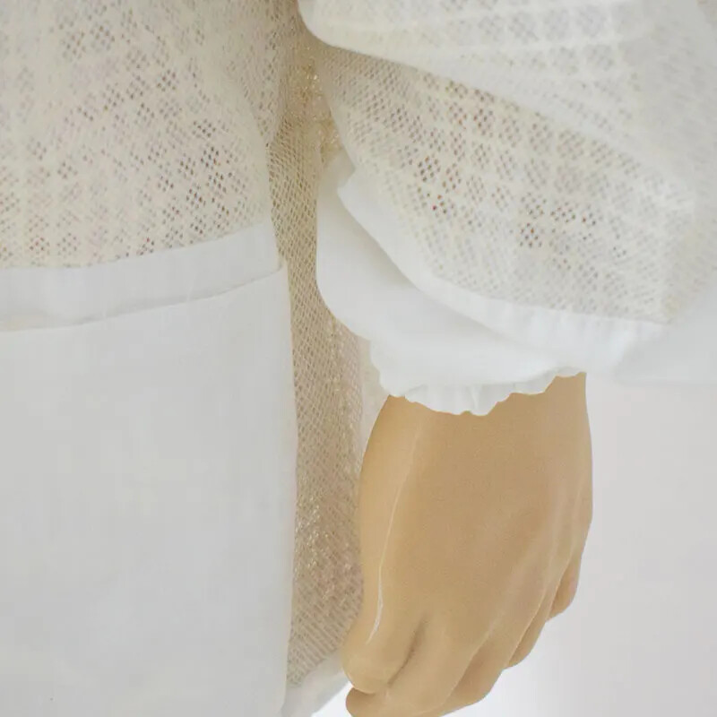 Anti Bee Suit 3Layer Breathable Ventilated Protective Jacket with Veil Hat Suits