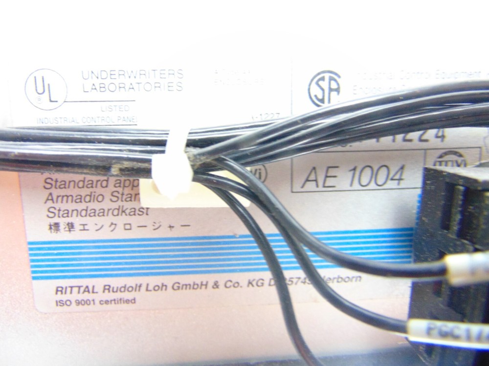 Rittal AE1004 Stainless Steel Panel View No Key