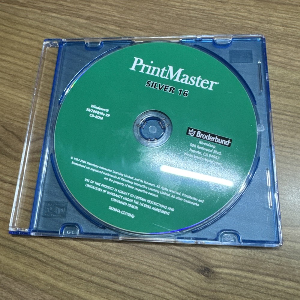 Broderbund - PrintMaster Silver 16 - CD only