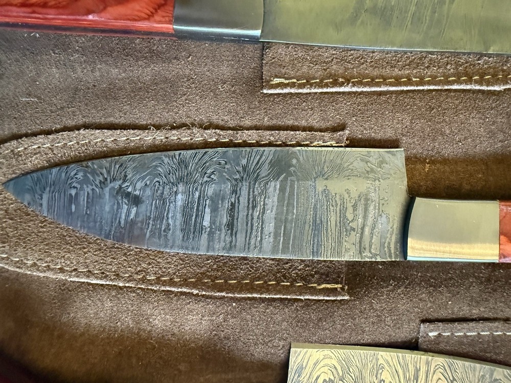 Red River Damascus Knife Set