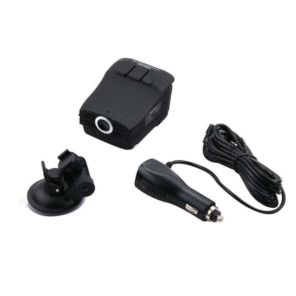 Car Multifunctional Dash Cam DVR with Full Frequency Radar Detector 2.0" Display