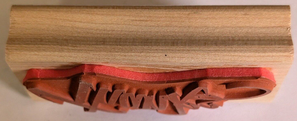 Wood/Rubber Stamp THANKS