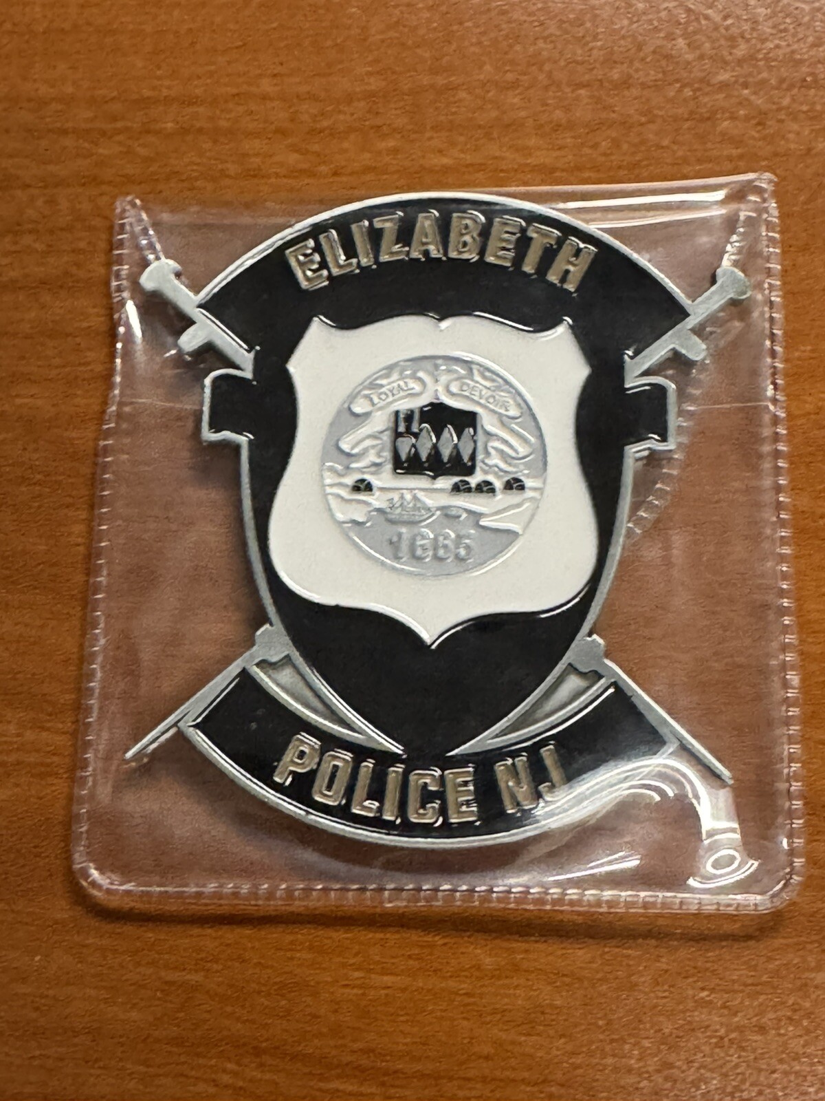 Elizabeth Police Department New Jersey PD Narcotics Unit Challenge Coin Patch NJ