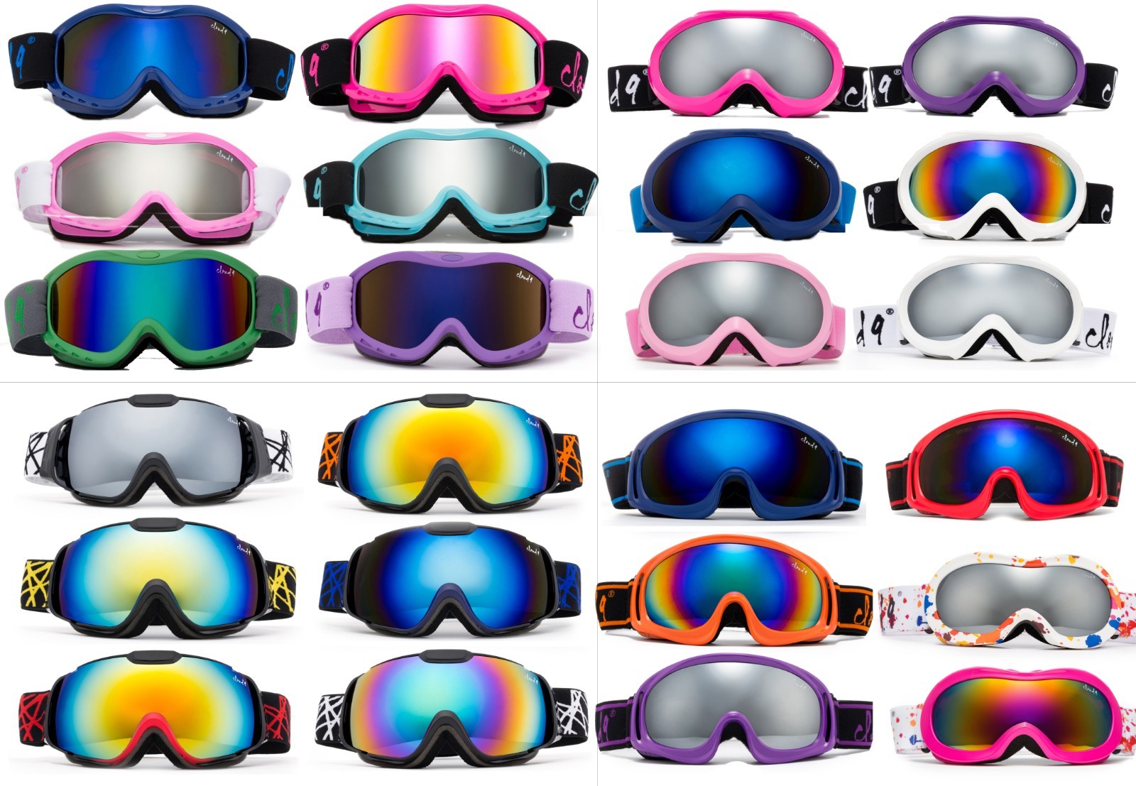 Kids Snow Ski Goggles Youth Goggles Dual Lens Professional Ski Pouch Included!!