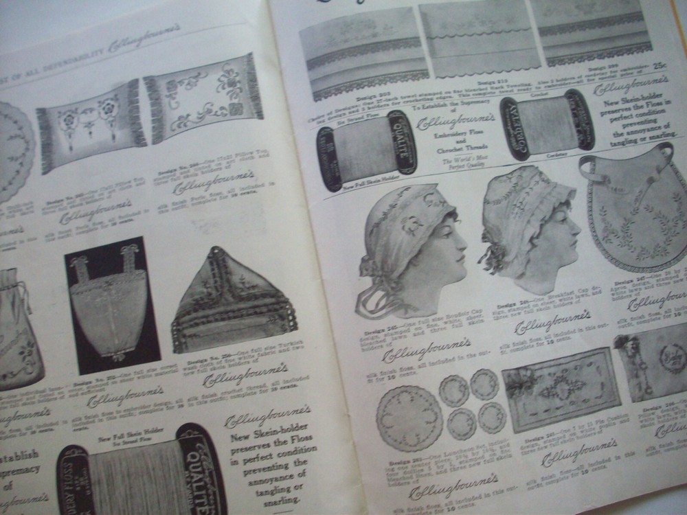 1915 Collingbourne's Encyclopdia Art Needle Work Instructions pattern 147 design