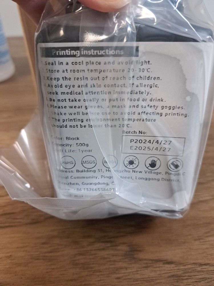Makercubic 3d Printer Resin Black