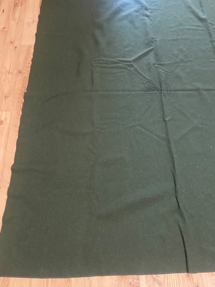 US Army Military Wool Blanket Nice Clean