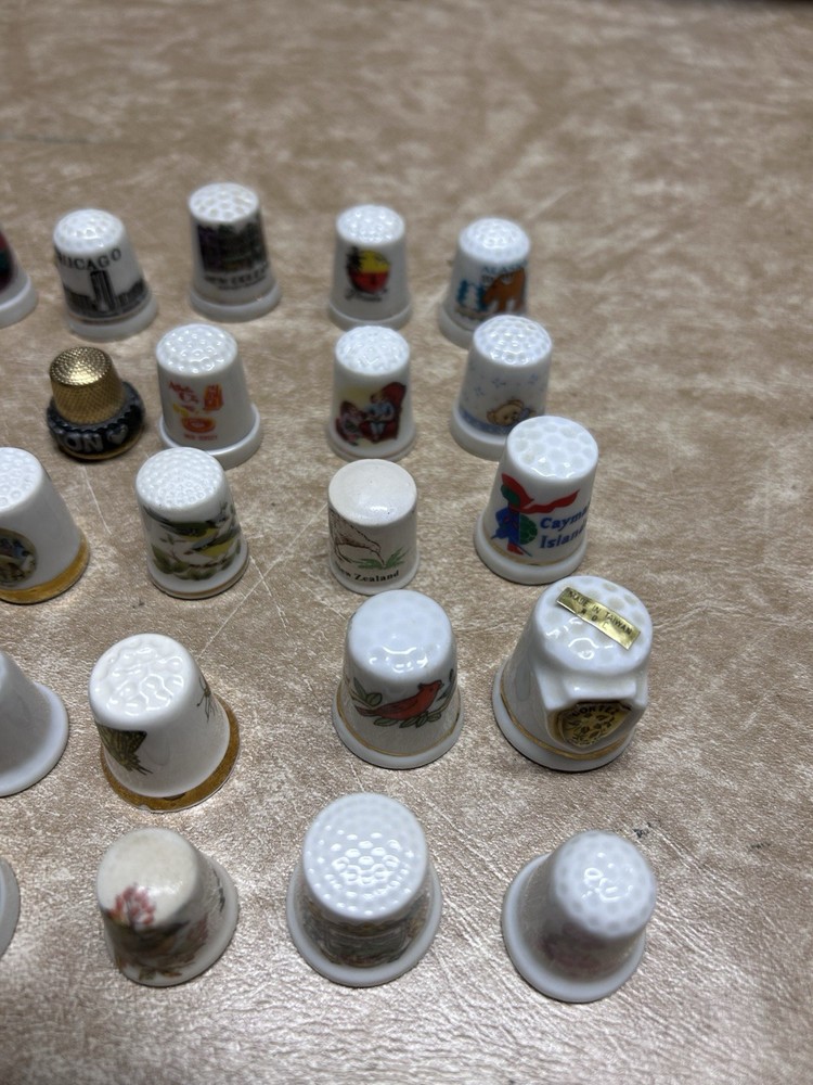 180 Vintage Thimbles Lot