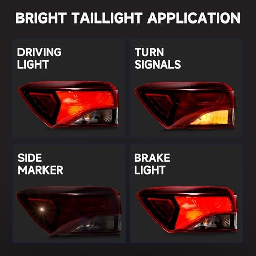 Tail Light Assembly Compatible with 2021-2025 Chevy Left Driver Side