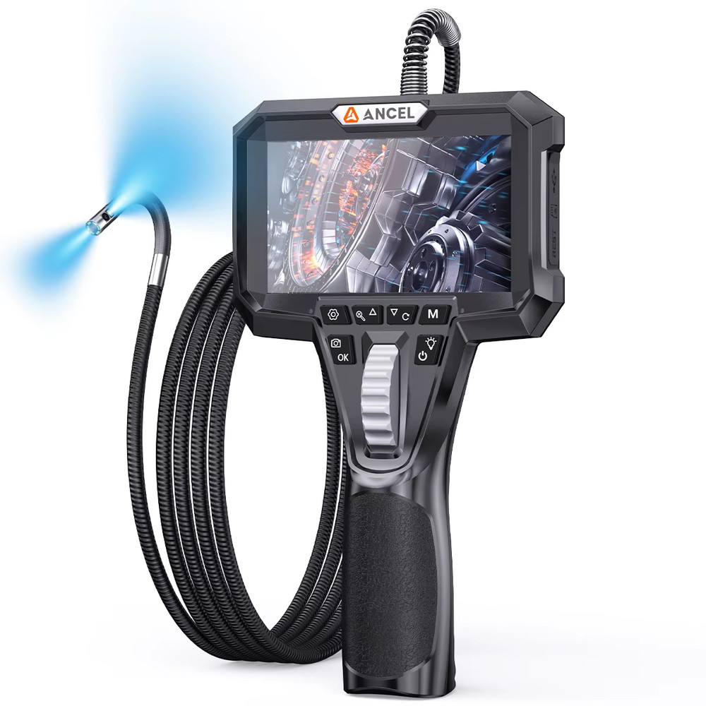 Two-Way Articulating Borescope Endoscope Camera with Light Industrial Inspection