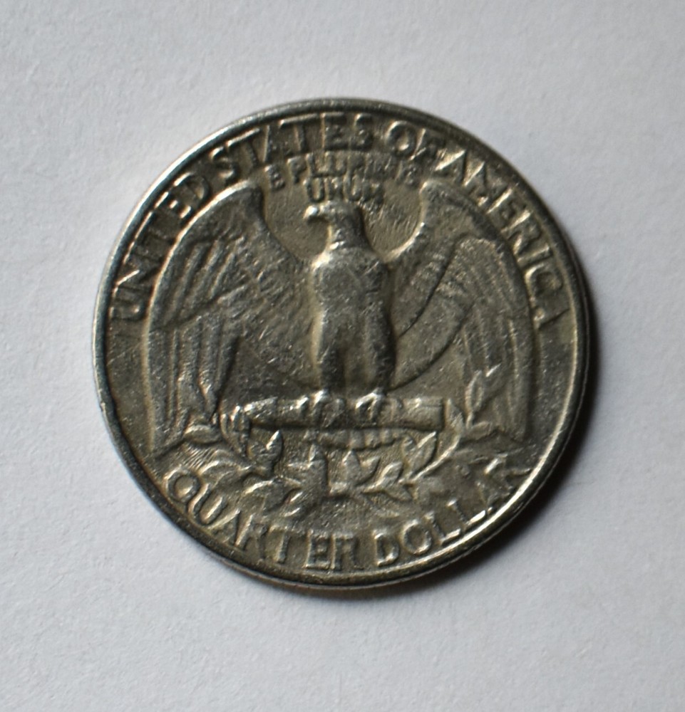 1981 P Quarter Filled Mint Mark Filled Lettering, Die Clash, DD Multi Error