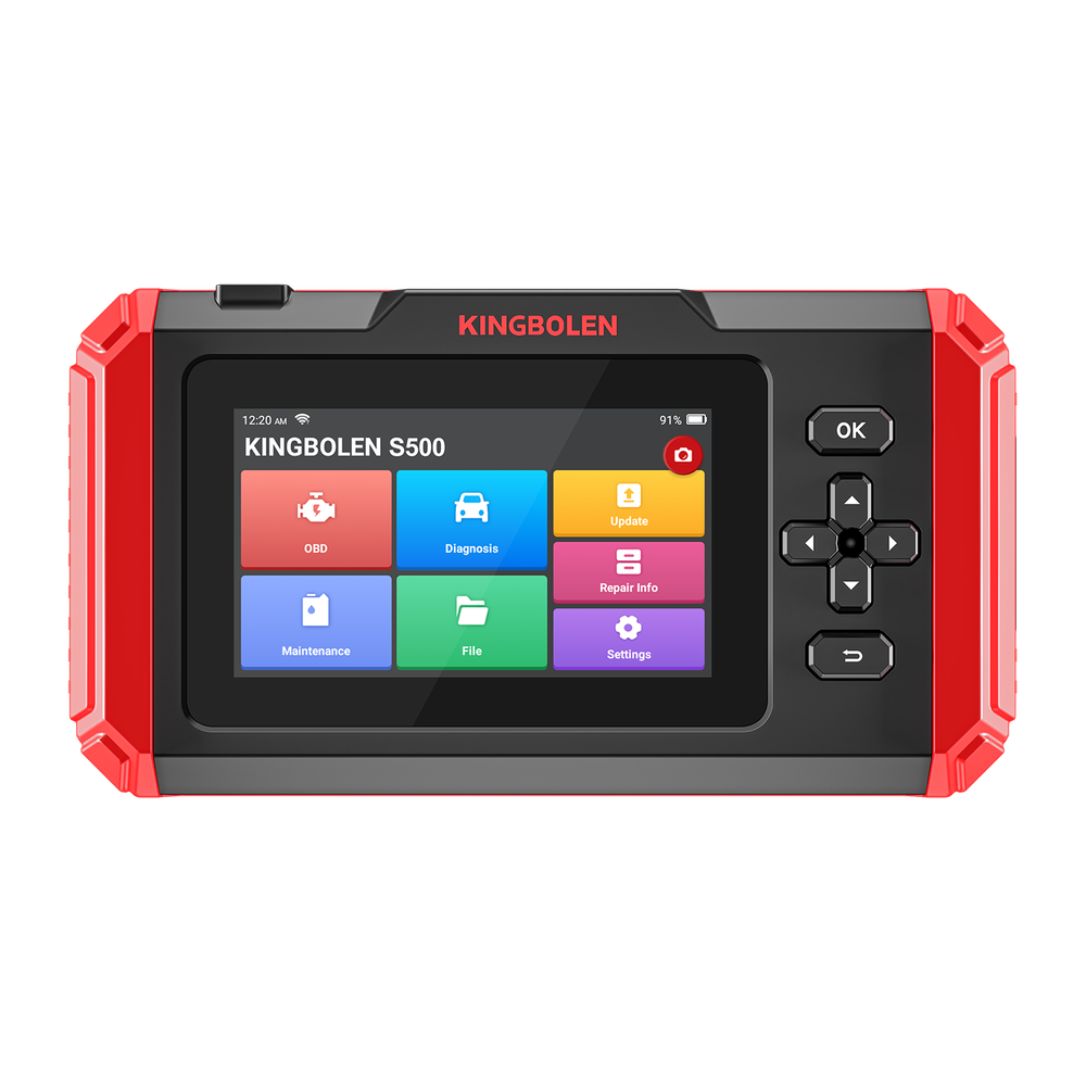 2024 Kingbolen S500 Car Diagnostic Tool OBD2 Scanner ABS SRS Code Reader AD500