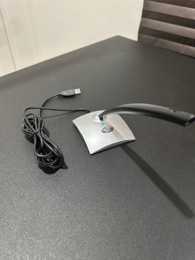 Logitech USB Desktop Microphone - Black/Silver - Tested
