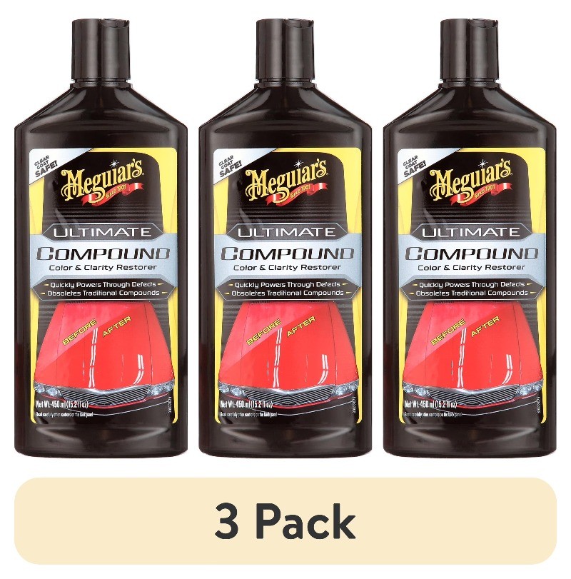 (3 pack) Meguiar's Ultimate Compound, G17216, 15.2 oz