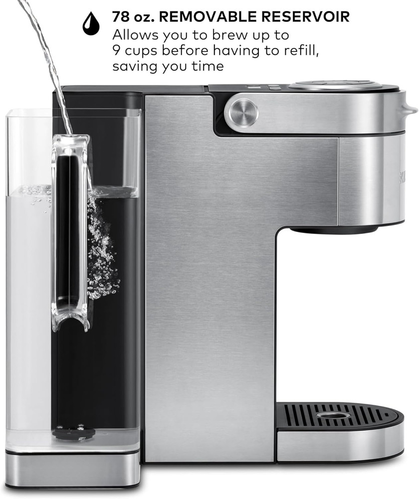 K-Supreme plus Single Serve K-Cup Pod Coffee Maker, Multistream Technology, Cust