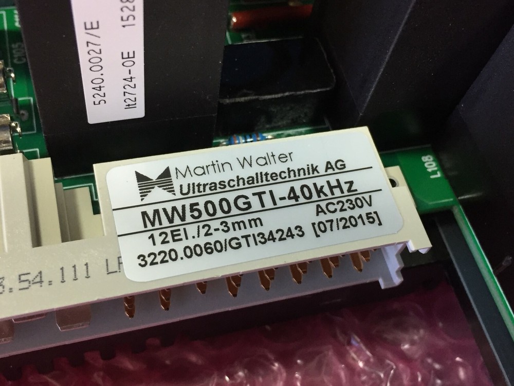 MARTIN WALTER MW500GTI-40kHZ ULTRASONIC GENERATOR MODULE