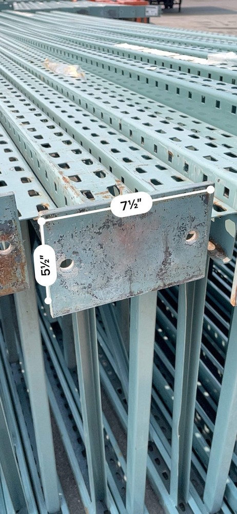 INTERACK Pallet Rack Upright Teardrop Style (Round & Angular) 192”H x 42”D (Pre-