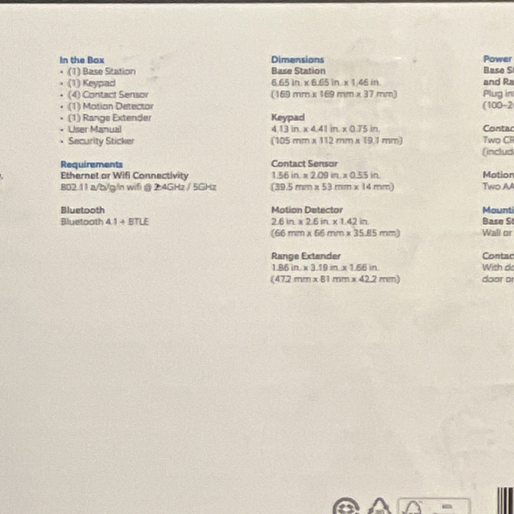 Ring Alarm Home Security Kit Complete System Wireless Gen 2 - sealed