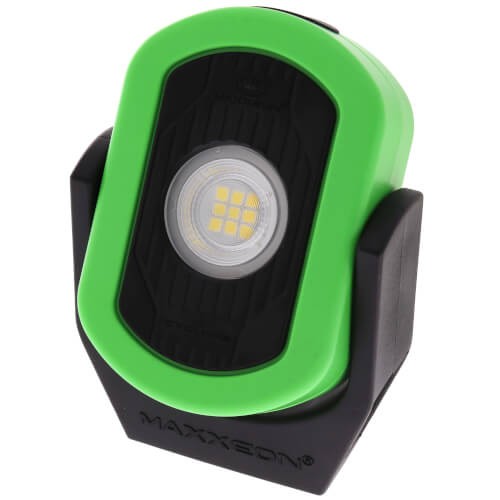 Maxxeon Green HiVis Cyclops USB Rechargeable LED Work Light MXN00811