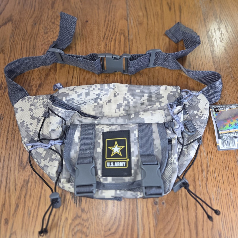 NWT US Army camo belt bag