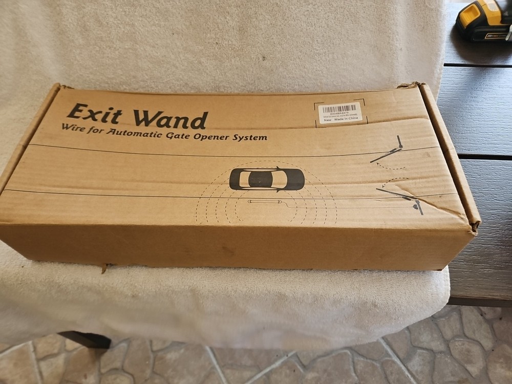 Gate Sensor Wireless Vehicle Exit / Entry Sensor Gate Exit Wand For Driveway