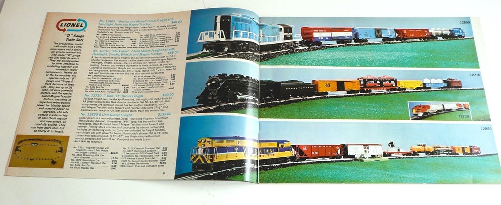 Lionel Vintage 1966 Train Catalog