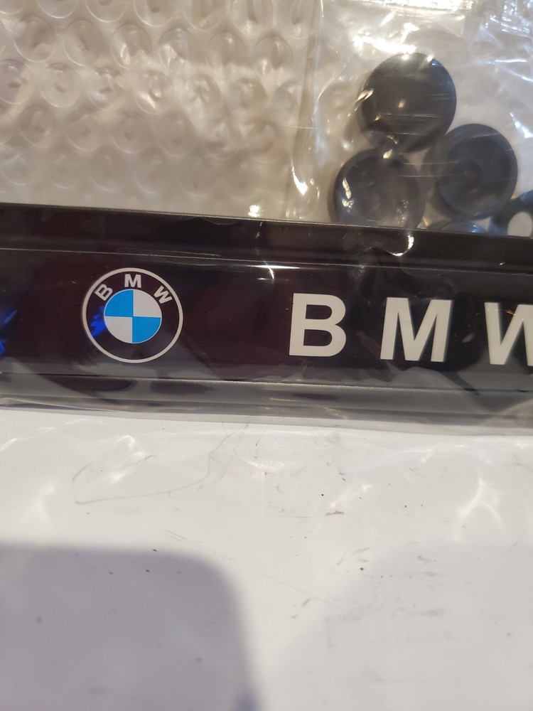 2 PCS Front Back BMW License Plate Frame Cover