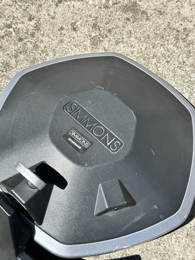 Simmons SD2000D R2334 Kick Drum Pad Mesh Head Electronic Drum Incomplete READ
