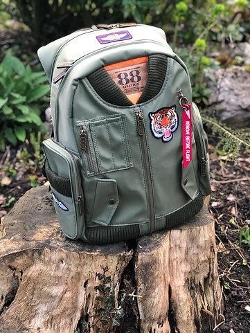 Aviation 88 inspired Uproar Backpack Unique Design based on MA-1 Bomber Jacket