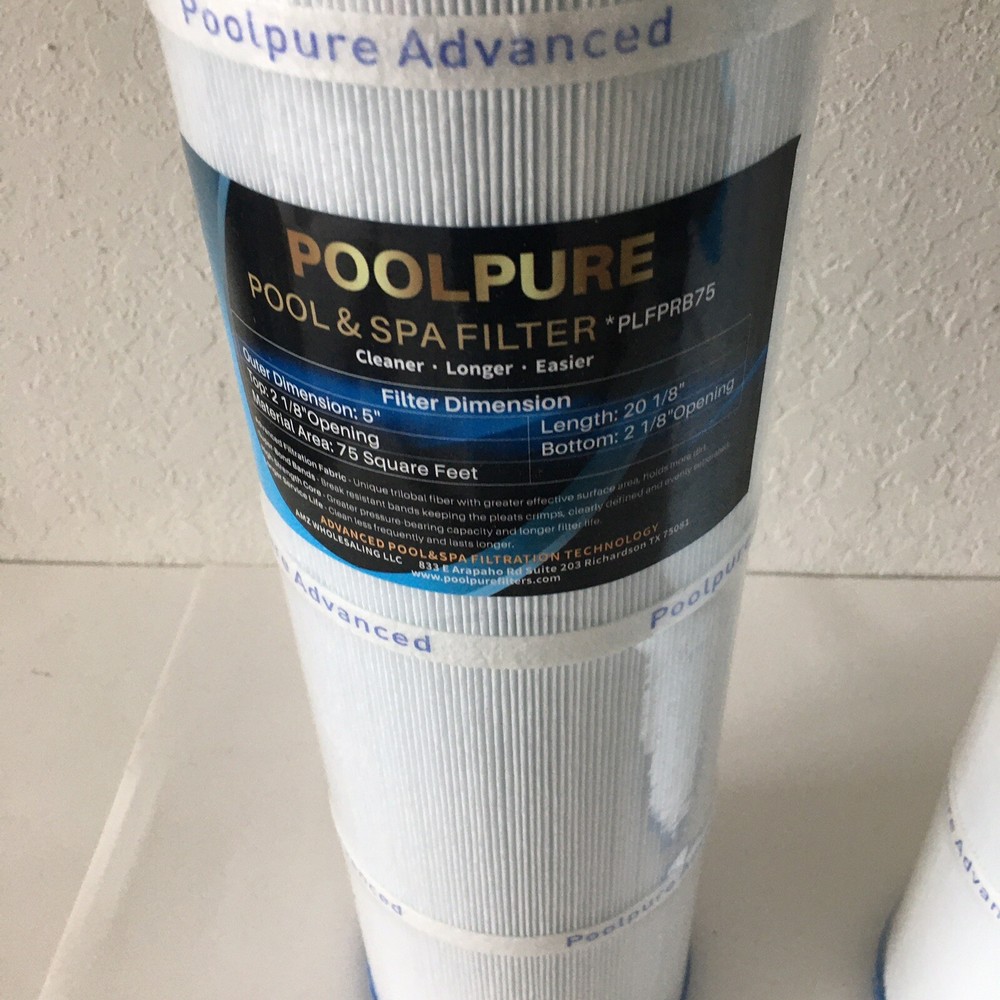 POOLPURE Pool and Spa Filtration - PLFPRB75 - 2 Pack