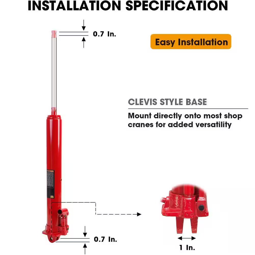 3-Ton Long Ram Jack