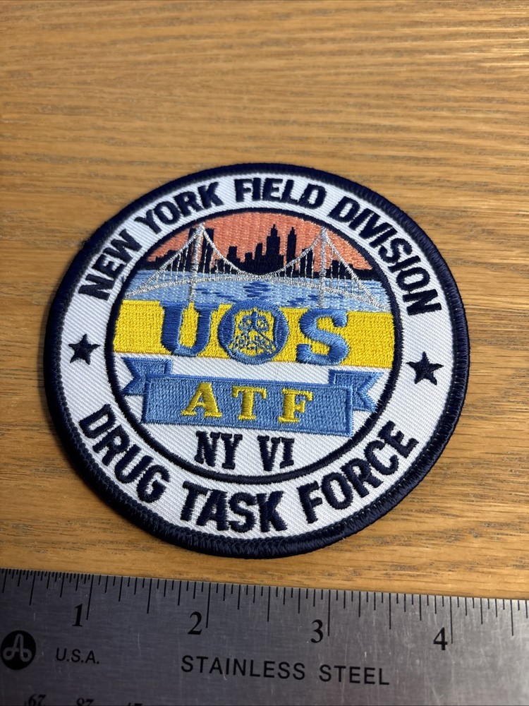 New York Field Division ATF Drug Task Force Patch