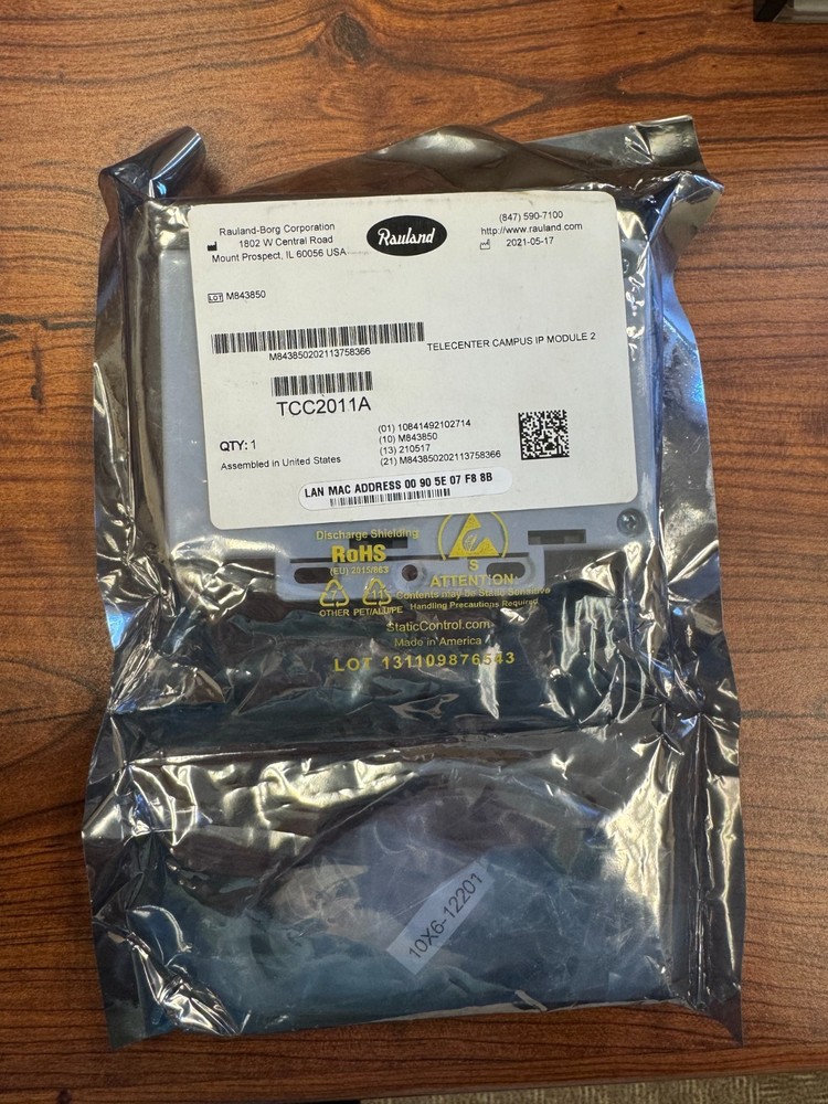 Rauland-Borg TCC2011A Telecenter Campus IP Module 2