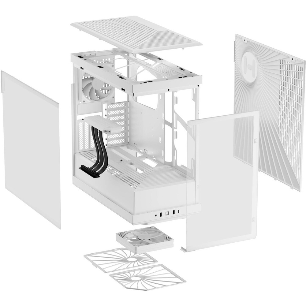 HYTE Y40 S-Tier Aesthetic Gaming Computer Case (Snow White)