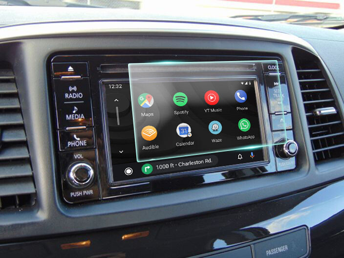 Crystal Clear Screen Protector for 2017 Mitsubishi Lancer 7.0in Navigation