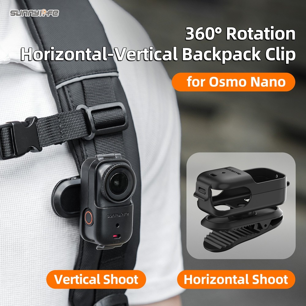 Backpack Strap Mount Quick Release Mount For DJI Osmo Nano Action Bag Belt Clip