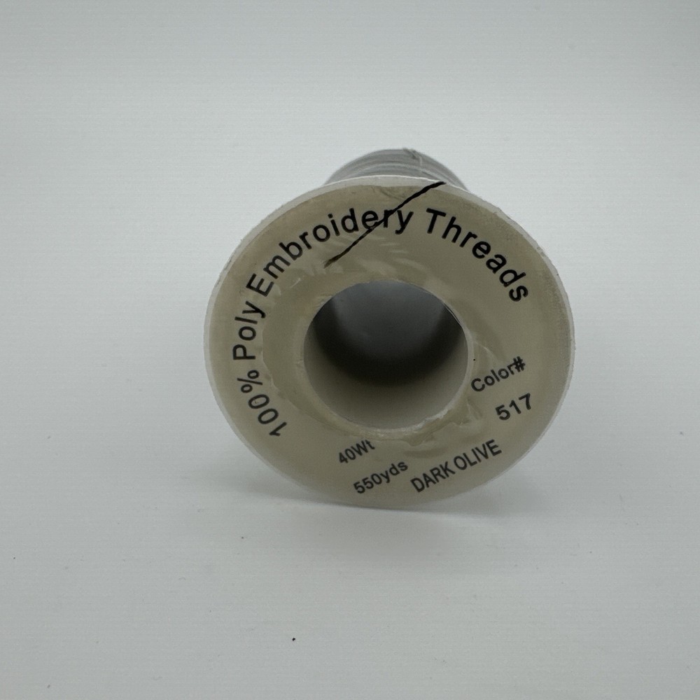 Embroidery Machine Polyester Thread 7 Rolls Assorted Colors 550yds