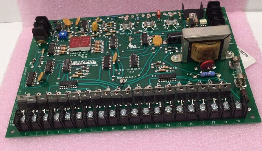 MIKROPUL 134641 Integrated Circuit Timer Board 20 Position Sequence Timer 86M/H