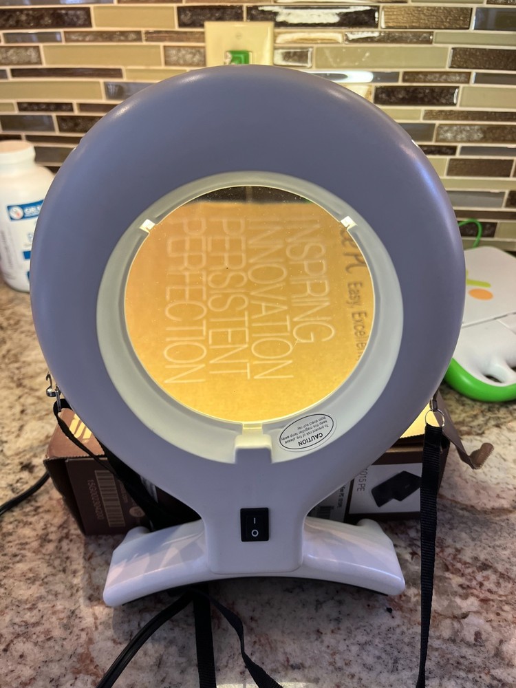 Visual Mate Wearable Portable Illuminated Magnifier Lamp Tested