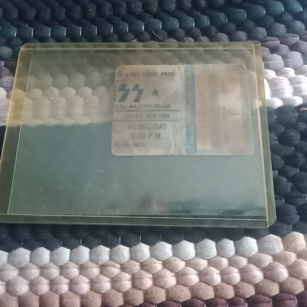 Kiss 💋 Ticket Stub History 🎸 Alive 2 Tour 1-25-78, Buffalo 🦬 New York Rockets