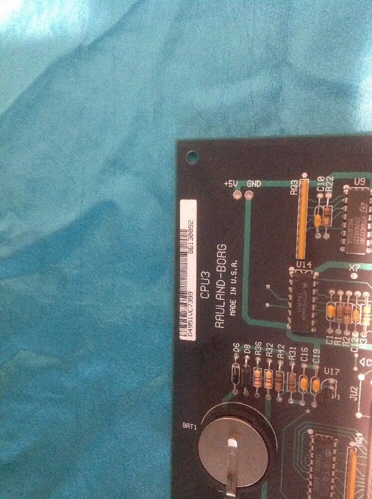Rauland-Borg CPU3 Card