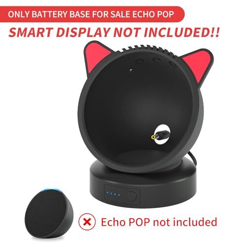 Echo Pop Battery Base Portable Battery Base for Echo Pop and Xiaodu Speaker E...