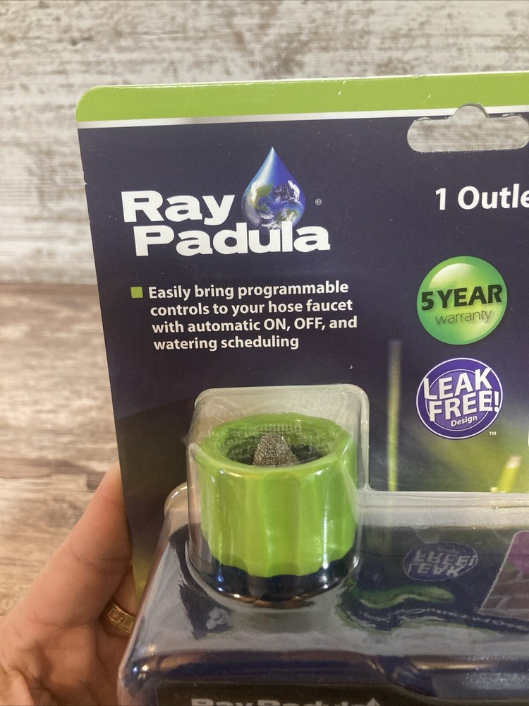 Ray Padula 1-Zone Programmable Electronic Sprinkler Timer for Yard Garden Hose